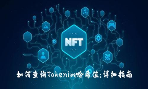 如何查询Tokenim哈希值:详细指南