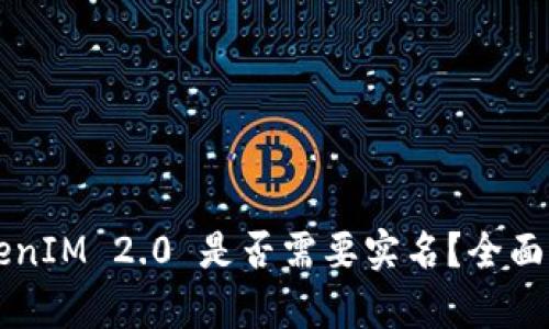 ### TokenIM 2.0 是否需要实名?全面解析与解答