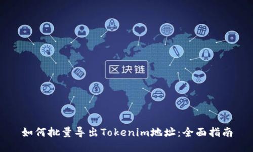 如何批量导出Tokenim地址:全面指南
