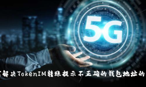 如何解决TokenIM转账提示不正确的钱包地址的问题