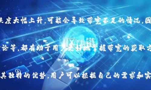 在Tokenim或类似的去中心化网络中，“带宽”通常指的是网络资源的一种分配方式，用以支持用户进行交易、进行智能合约的调用或其他链上操作。带宽的获取途径可能因具体平台而异，但一般来说，可以通过以下几种方法获得带宽：

### 1. 参与网络的交易和活动
首先，参与网络的交易和活动通常是获得带宽的基本方式。用户通过在Tokenim上进行交易、买卖代币或参与项目，可以为自己积累一定的带宽。例如，每次交易都会消耗你的带宽，但同时也会增加你在生态系统中的活跃度，从而提升下一次使用时的带宽资源。

### 2. 质押代币
另外，质押代币是获得带宽的另一有效方式。很多区块链项目会要求用户质押一定数量的代币，以换取网络资源，包括带宽。在Tokenim中，用户可以将自己的代币锁定在平台内，通过质押获得更多的带宽资源。这不仅能使用户获得带宽，同时质押代币也可能带来额外的奖励或收益。

### 3. 完成任务或参加活动
此外，平台可能会定期举办一些活动或任务，用户参加这些活动也可以获得带宽。例如，完成某些特定的任务、参与社区讨论或帮助推广平台，都会有机会获得额外的带宽。这种方式不仅增加了用户的参与感，也提升了生态系统的整体活跃度。

### 4. 遇到带宽波动
需要注意的是，带宽在Tokenim等平台可能不是固定不变的，用户使用带宽的同时也会体验到带宽的波动。例如，在高峰时段，交易活跃度大幅上升，可能会导致带宽不足的情况，因此用户在选择操作时需要考虑到这个因素，尤其是在进行重要交易时。

### 5. 学习和了解市场
最后，用户也可以通过不断学习和了解Tokenim生态系统的变化来提高自己获得带宽的能力。关注项目的更新动态、市场趋势、社区讨论等，都有助于用户更好地掌握带宽的获取方式与使用技巧。

### 小结
综上所述，获得Tokenim中的带宽有多种途径，包括参与交易、质押代币、完成任务、关注带宽波动以及进行市场学习。每一种方式都有其独特的优势，用户可以根据自己的需求和实际情况选择合适的方式来获得带宽。在这个快速发展的去中心化网络中，掌握带宽的使用与获取将是用户获得更好体验的重要因素。